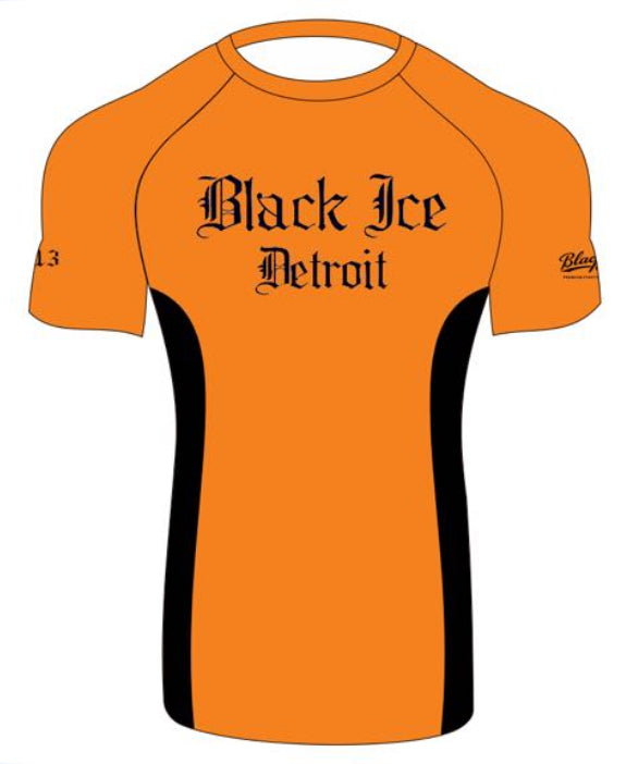 Black Ice Detroit Premium Ranked Rashguard