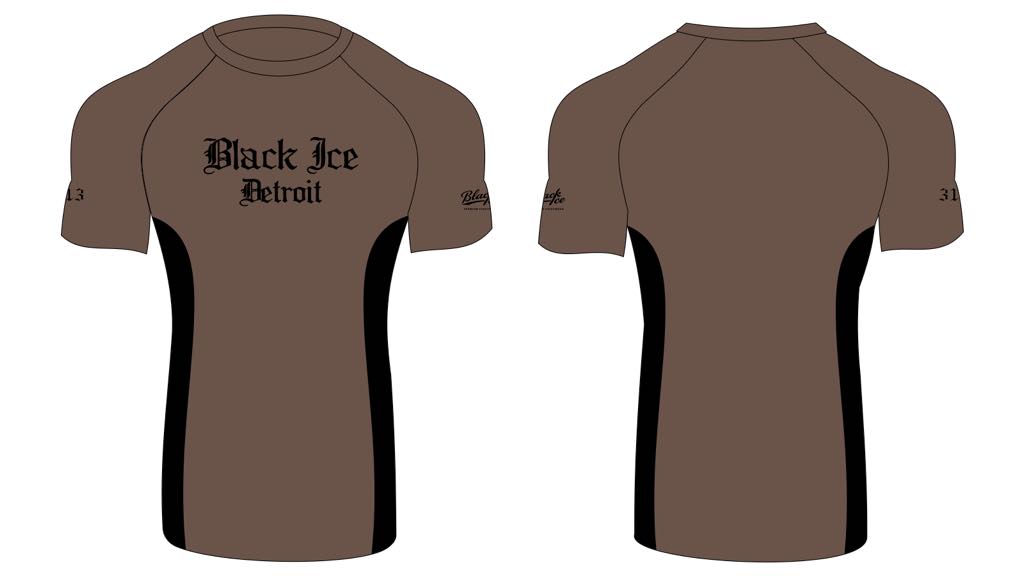 Black Ice Detroit Premium Ranked Rashguard