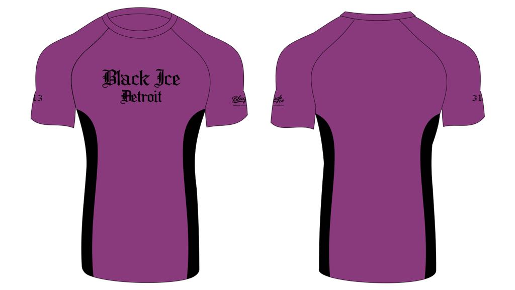 Black Ice Detroit Premium Ranked Rashguard