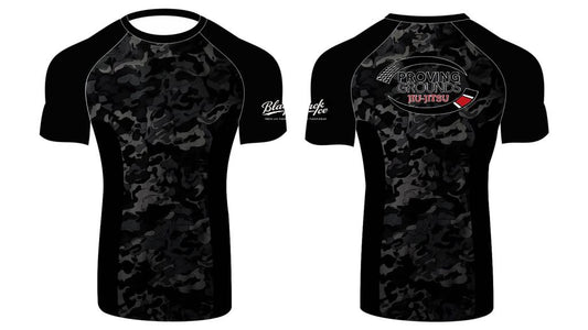 Black Ice Premium Rash Guard - Black and Grey